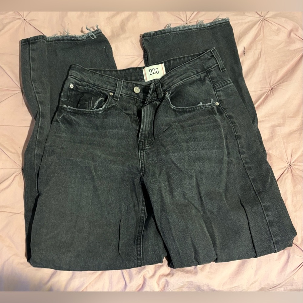 BDG Urban Outfitters Tapered Baggy Jeans Black Size 27
